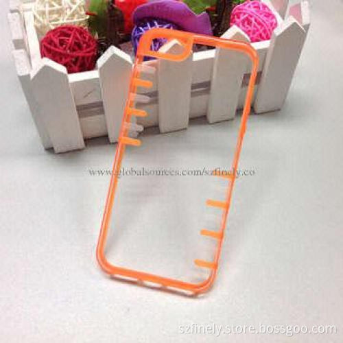 PC + TPU Cases for iPhone 5/5S, Double Injection, Simple Looking